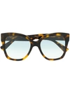 Gucci Square Frame Sunglasses In Brown