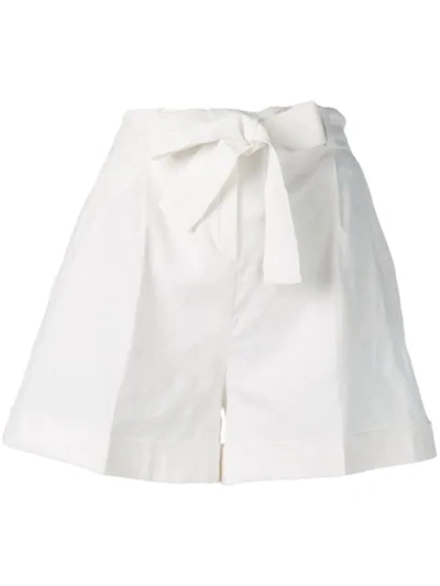Pinko High-waisted Shorts - 白色 In White