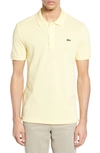 Lacoste Slim Fit Pique Polo In Napolitan Yellow