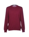 Gran Sasso Sweater In Maroon