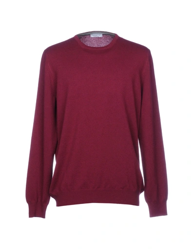 Gran Sasso Sweater In Maroon