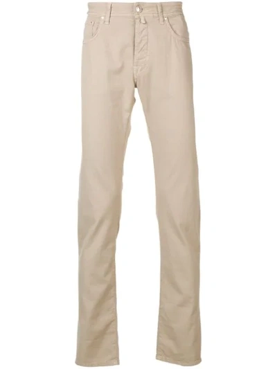 Jacob Cohen Straight-leg Jeans In Neutrals