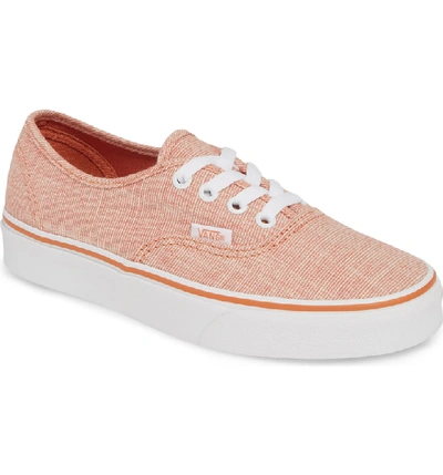 Vans 'authentic' Sneaker In Chambray Carnelian/ True White