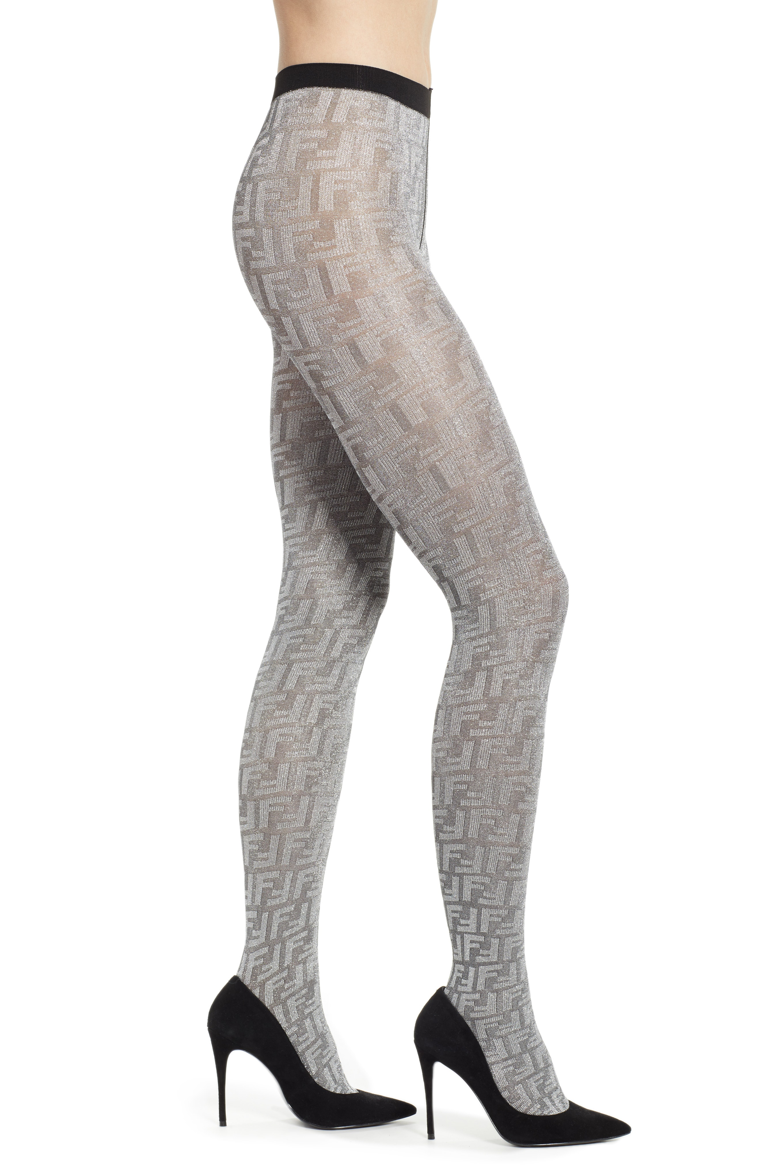 fendi stockings logo