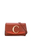 Chloé Leather Belt Bag In Brown