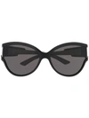 Balenciaga Unlimited Round-frame Sunglasses In Black