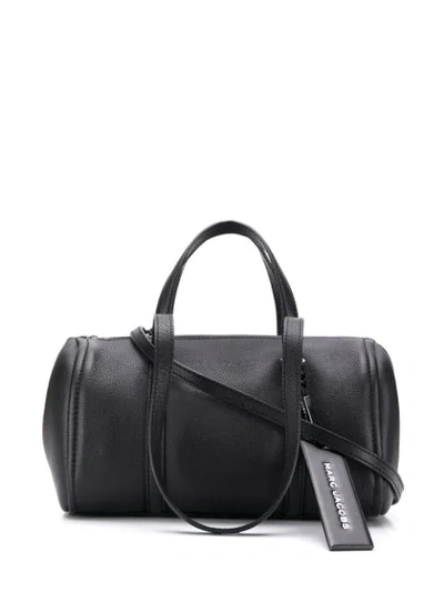 Marc Jacobs The Tag 26 Bauletto Leather Bag - Black In Black/silver