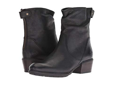 timberland black full grain