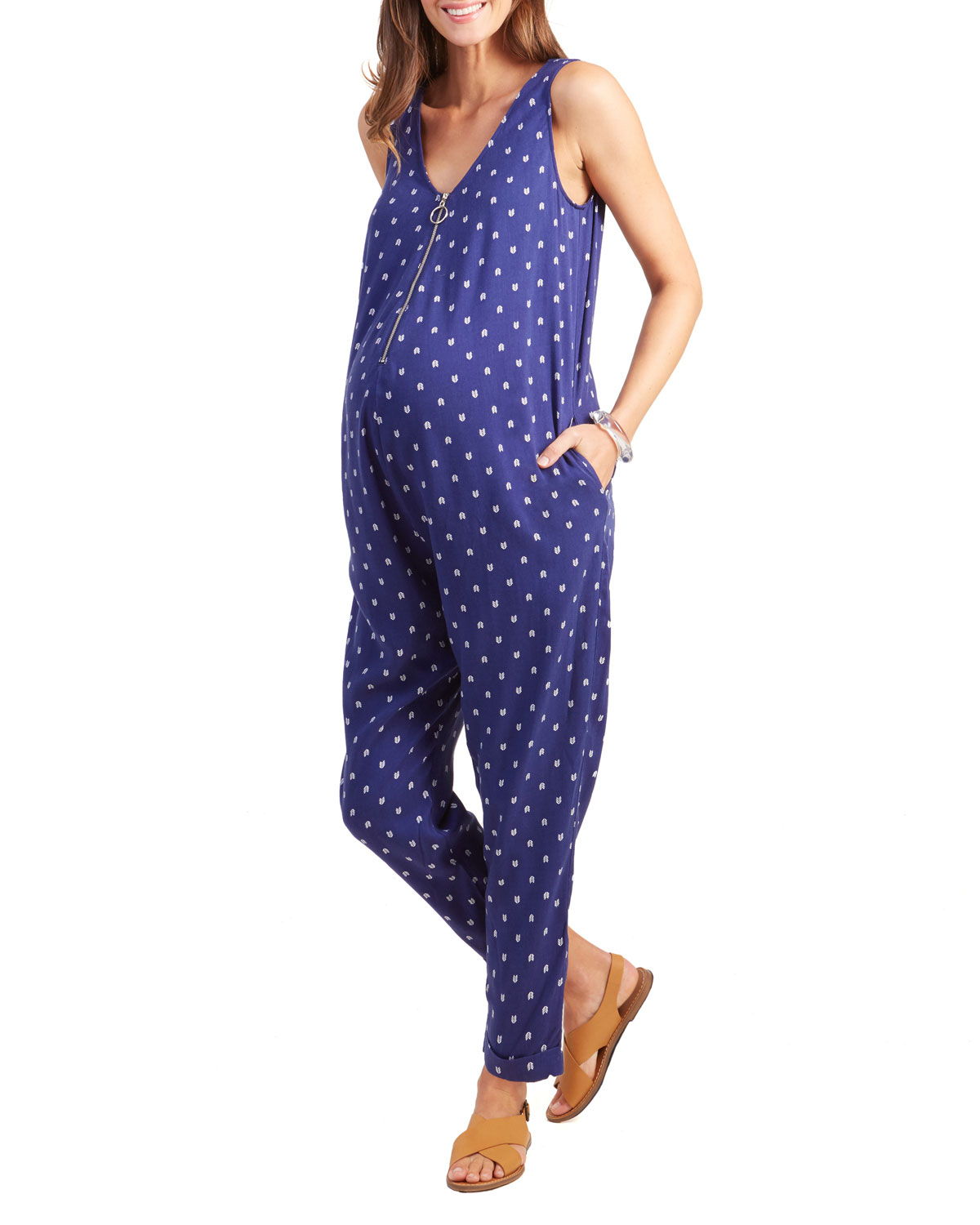 ingrid and isabel maternity jumpsuit