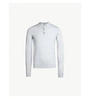 John Smedley Belper Knitted Polo Jumper In Bardot Grey