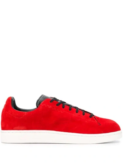 Y-3 Suede Low-top Trainers In Red