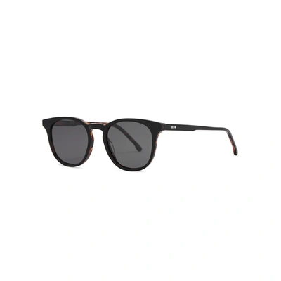 Komono Beaumont Black Wayfarer-style Sunglasses