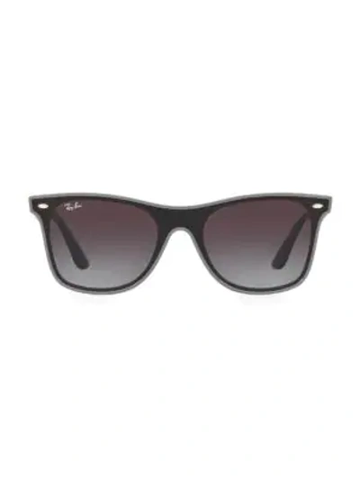 Ray Ban Rb4440 41mm Blaze Wayfarer Sunglasses In Grey