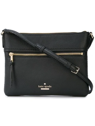 Kate Spade Jackson Street - Gabriele Leather Crossbody Bag - Black