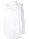 Mm6 Maison Margiela Buttoned Graphic Shirt In White