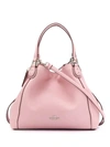Coach Logo Plaque Crossbody Bag In Pink