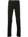 Dondup Distressed Straight Leg Jeans In Black