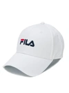 Fila Logo Baseball Cap In White