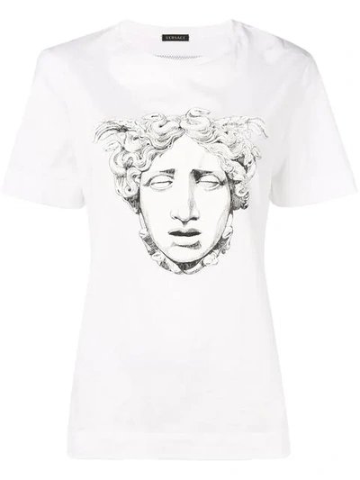 Versace Medusa Print T In White