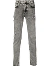 Represent Skinny-jeans In Acidgrey