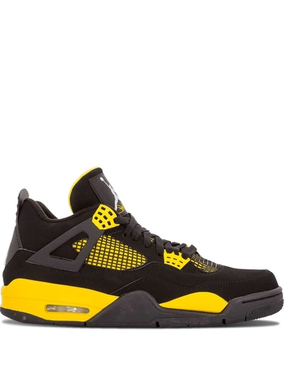 Jordan Air  4 Retro "thunder" Sneakers In Black