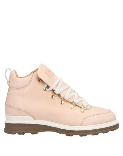 Woolrich Ankle Boot In Light Pink