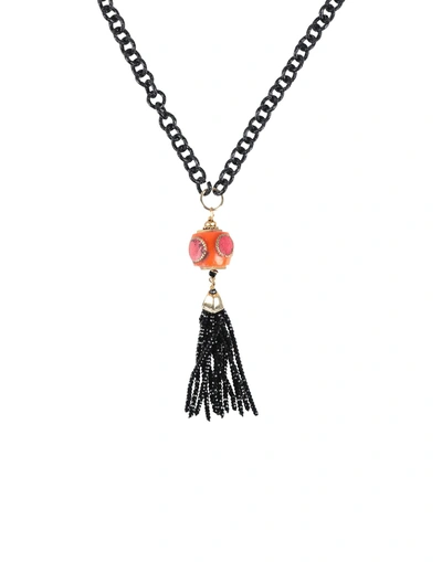 Almala Necklace In Orange