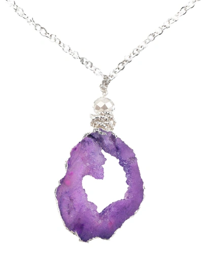 Almala Necklace In Purple