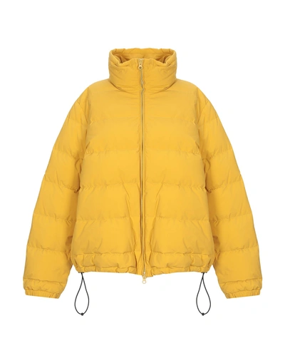 Aspesi Down Jacket In Yellow