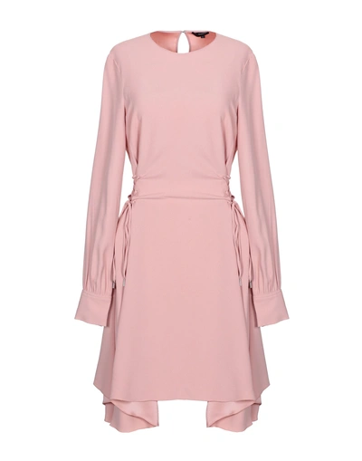 Theory Short Dress In Pale Pink