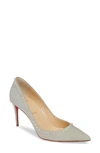 Christian Louboutin Anjalina Pump In Sky Suede