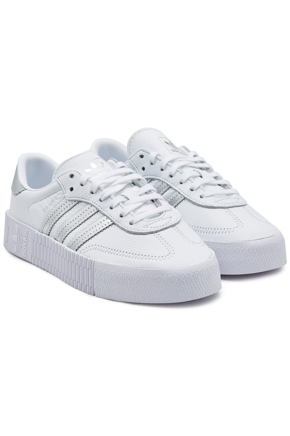 adidas white platform