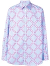 Valentino Garavani Logo Shirt In Blue