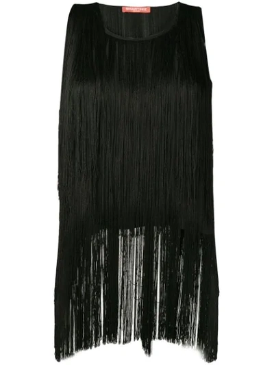 Smarteez Fringe Top In Black