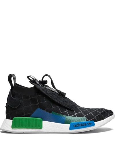 Adidas Originals Nmd Ts1 Primeknit Trainers In Black