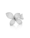 Pasquale Bruni Giardini Secreti 18k White Gold Diamond 5-petal Ring