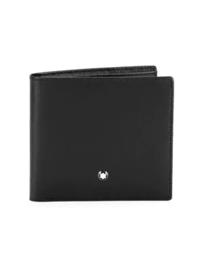 Montblanc 3307 Leather Billfold Wallet In Black