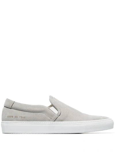 Common Projects Grey Suede Slip