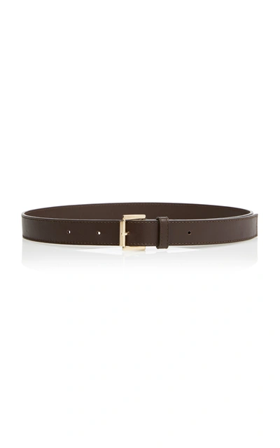 Emilia Wickstead leather belt Emilia Wickstead Skinny Leather Belt - Black Belts  main image 2