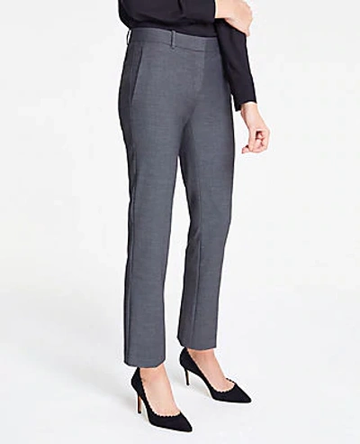 Ann Taylor The Ankle Pant In Bi-stretch In Dark Grey