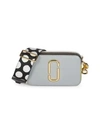 Marc Jacobs Snapshot Leather Camera Bag In Rock Grey Multi