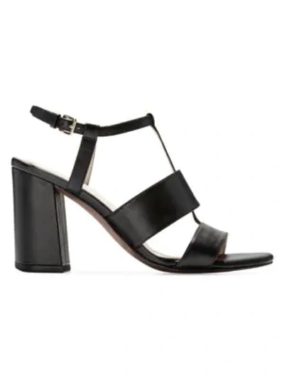 Cole Haan Cherie Grand Leather Sandals In Black