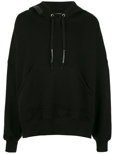 À La Garçonne Oversized Hoodie In Black