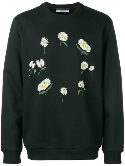 Alyx Floral Print Sweatshirt In Black