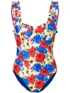 Rixo London Floral One In Blue