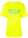 Alberta Ferretti 'friday' Sequined T In Yellow