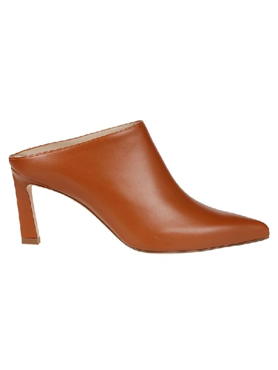 Stuart Weitzman Mira Mules In Dark Bridle ModeSens