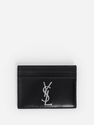 Saint Laurent Black Monogram Cardholder
