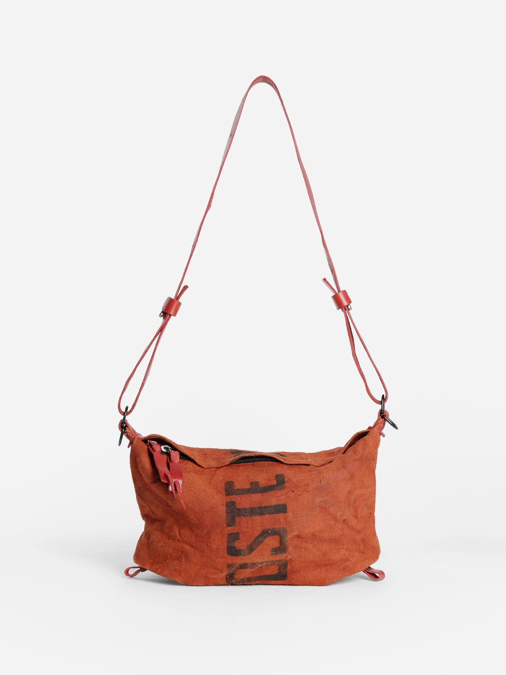 Delle Cose Red Italian Post Office Shoulder Bag | ModeSens
