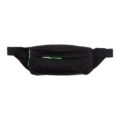 Prada Technical Fabric Belt Bag In Black